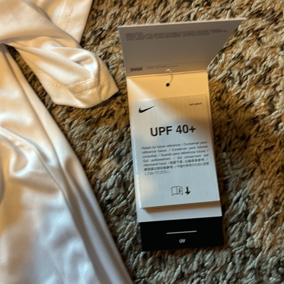 Nike Swim Shirt-White - Picture 2 of 3